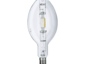 נורת מטל הלייד אגסי שקוף E27 100W אור קר