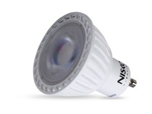 נורת דקרויקה לבנה 36° GU10 7W אור קר