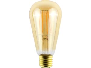 פחם אגס אמבר לעמעום E27 8W תאורת אווירה חמה