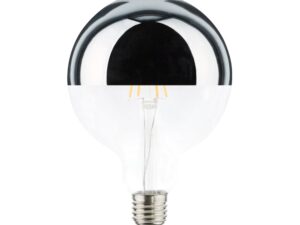פחם גלוב כיפת כסף לעמעום E27 8W תאורת אווירה חמה