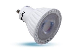נורת דקרויקה לד לבנה לעמעום 36° GU10 7W אור חם