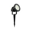 דוקרן שחור לגינה 12W 12-24V AC/DC IP65 אור חם