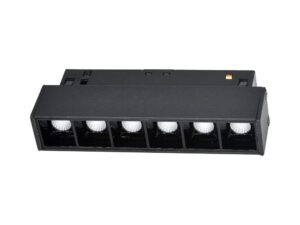 ספוט לד 6 נקודות שחור לפס צבירה מגנטי TIKTOK DOT11 5W אור ניטרלי
