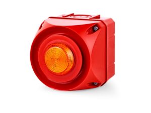 צופר גודל 1 עם לד כתום ADS-T 24VAC/DC