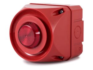 צופר גודל 1 עם לד אדום ADS-T 24VAC/DC