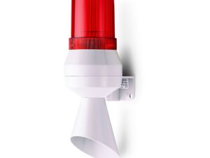 צופר מיני עם נורת קסאנון - KLF אדום 24VDC