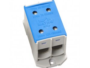מהדק כפול לפס דין KL 2x150N כחול