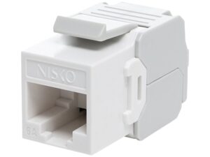 שקע מחשב לקיסטון RJ45 CAT6 ניסקו סוויץ'