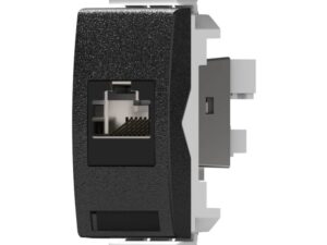 שקע מחשב RJ45 CAT 5E שחור מט ניסקו סוויץ'