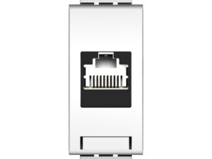 שקע מחשב RJ45 CAT 5E לבן מט ניסקו סוויץ'