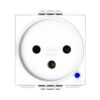 שקע חכם מובנה לסדרת NISKO SWITCH לבן