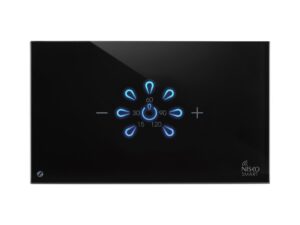 מתג טאץ' טיימר דוד חכם זכוכית שחורה 3 מודול ZIGBEE