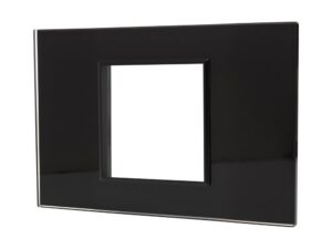 מסגרת זכוכית מרחפת שחור מט NISKO SMART SLIM 2M