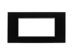 מסגרת זכוכית מרחפת שחור מט NISKO SMART SLIM 4M