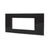 מסגרת זכוכית מרחפת שחור מט NISKO SMART SLIM 6M