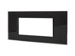 מסגרת זכוכית מרחפת שחור מט NISKO SMART SLIM 6M