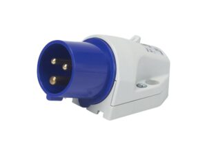 תקע קיר גימור כחול 3X16A (610306) IP44