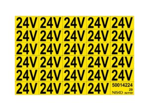 מדבקה 24V