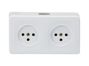 קופסת 2 שקעים מוגנת ילדים SUPER N-2