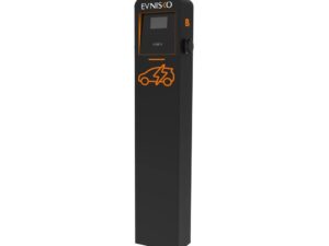 עמדה ציבורית כפולה 22kW*2 מנוהלת EVNISKO TWIN