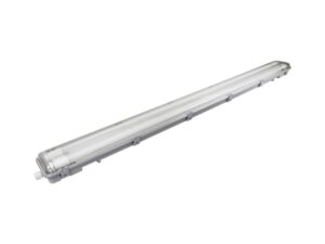 הרמטי לבן לנורות לד 2X26W TUBE אורך 1.2 מטר כולל נורות, הזנה דו צדדית