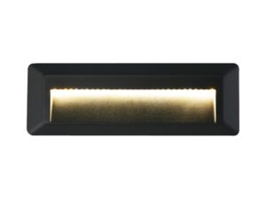 צמוד קיר לבן LOTUS-V 3W IP65 3CCT