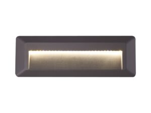 צמוד קיר אפור LOTUS-V 2W IP65 3CCT