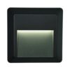 צמוד קיר שחור LOTUS-S 2W IP65 3CCT