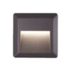 צמוד קיר אפור LOTUS-S 2W IP65 3CCT