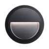 צמוד קיר שחור LOTUS-R 2W IP65 3CCT