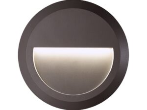 צמוד קיר אפור LOTUS-R 2W IP65 3CCT