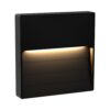 צמוד קיר שחור LOTUS-SB 6W IP65 3CCT