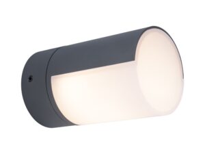 צמוד קיר אפור כהה CYRA LUTEC 8W IP54 אור חם