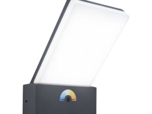 צמוד קיר אפור כהה PANO LUTEC 16W IP54 3CCT