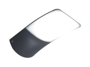 צמוד קיר אפור כהה ZERTA LUTEC 30W IP44 אור חם