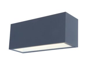 צמוד קיר אפור כהה GEMINI-SMALL UP&DOWN LUTEC 10.5W IP54 אור ניטרלי
