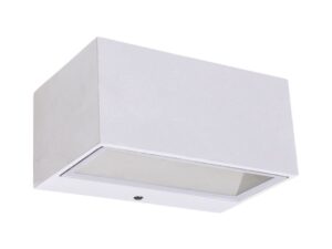 צמוד קיר לבן GEMINI-SMALL UP&DOWN LUTEC 10.5W IP54 אור ניטרלי