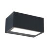 צמוד קיר אפור כהה GEMINI-SMALL UP&DOWN LUTEC 10.5W IP54 אור חם