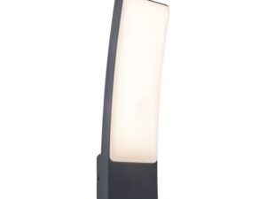 צמוד קיר או תקרה אפור כהה KIRA LUTEC 18W IP54 אור חם