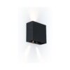 צמוד קיר אפור כהה GEMINI-BEAM UP&DOWN LUTEC 10W IP54 אור חם