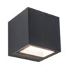 צמוד קיר אפור כהה GEMINI-BOX UP&DOWN LUTEC 9W IP54 אור חם