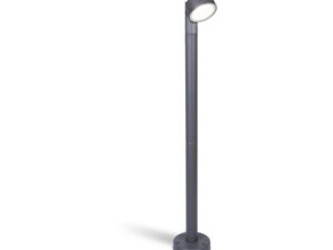 בולרד אפור כהה TRUMPET LUTEC 11W IP54 850mm אור חם