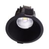 שקוע תקרה שחור ANNA 7W 55mm IP44 3CCT