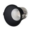שקוע תקרה שחור RUBY 20W 115mm IP44 אור חם