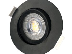 שקוע תקרה שחור LICHI 7W 75mm 3CCT