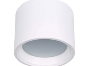 צמוד תקרה צילינדר לבן חלבי LIA 25W IP44 אור חם