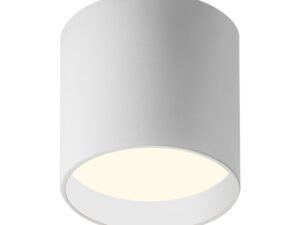 צמוד תקרה צילינדר לבן EMMA 8W 3CCT