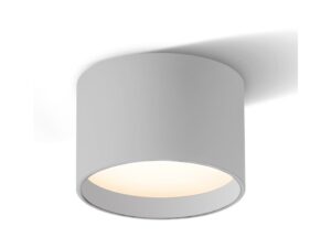 צמוד תקרה צילינדר לבן EMMA 12W 3CCT