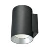 צמוד קיר שחור SYLVANIA DOWN 11W IP65 אור חם
