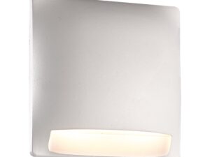 צמוד קיר לבן ORI SQUARE 5W IP65 אור חם
